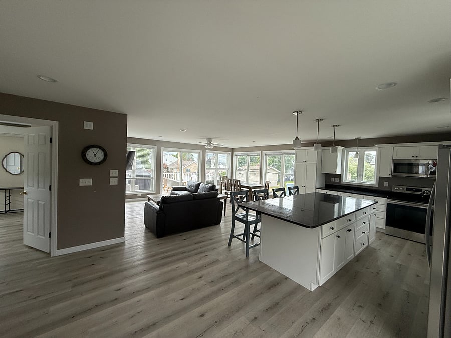 open concept kitchen