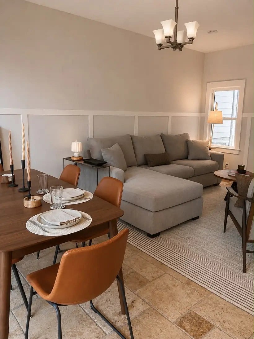 Living and dining
