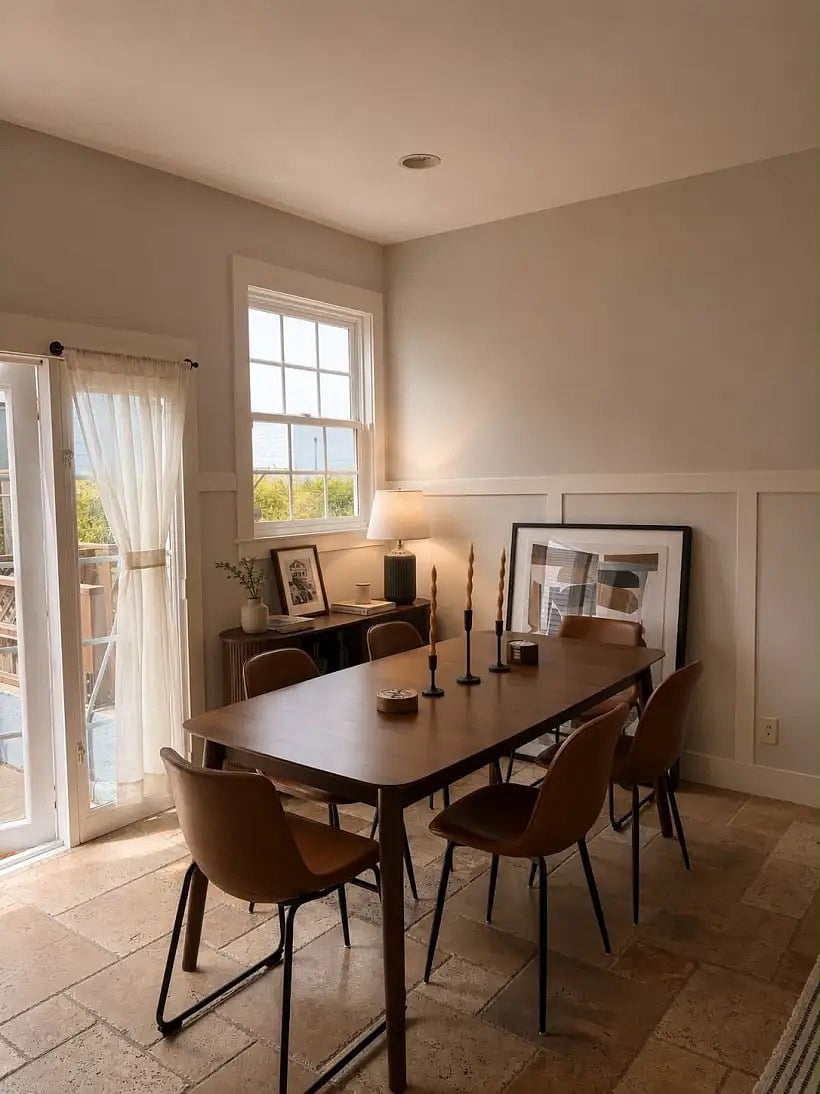 Dining nook off the deck