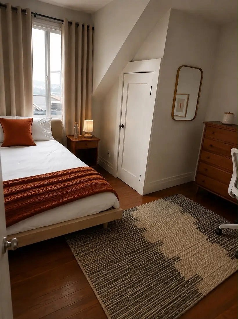 Third bedroom, upstairs