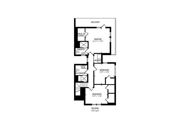 Upstairs floor plan