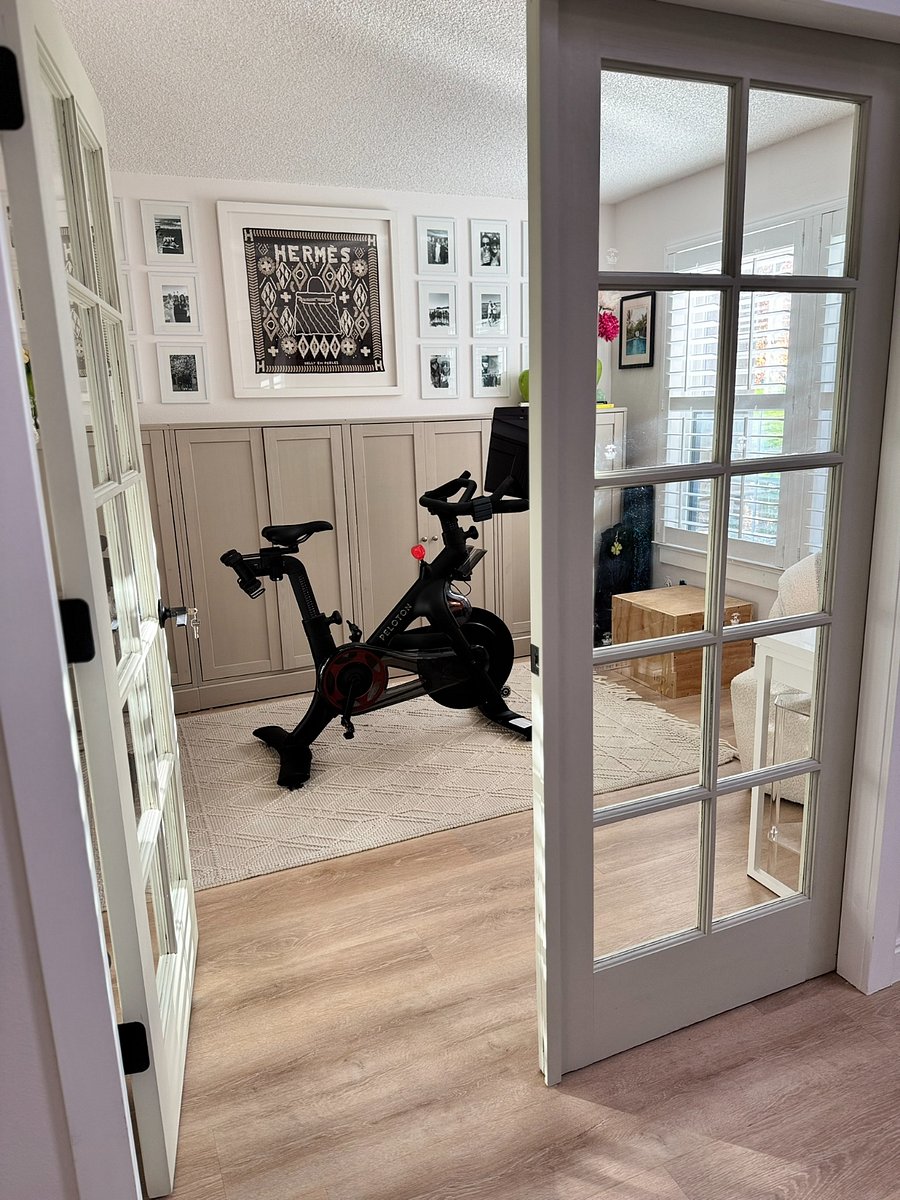 Accomplish your best work in the main-level office, featuring a dedicated desk, high-speed Wi-Fi, and a Smart TVthen pivot to a workout on the Peloton bike just steps away.