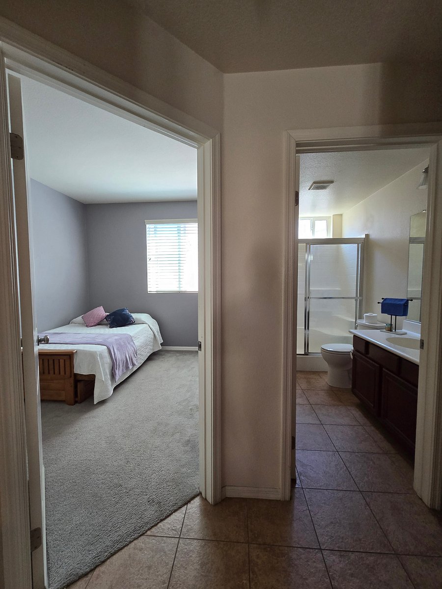Bedroom #1 with its own full bathroom