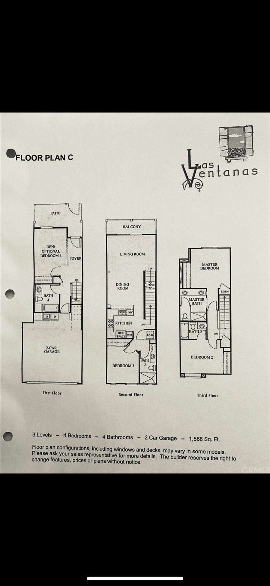floor plan 3 story