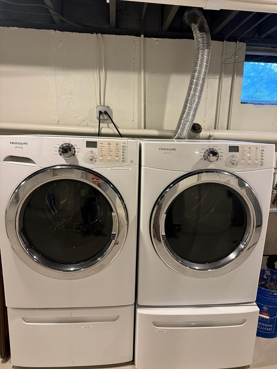 Washer & Dryer in Basement 