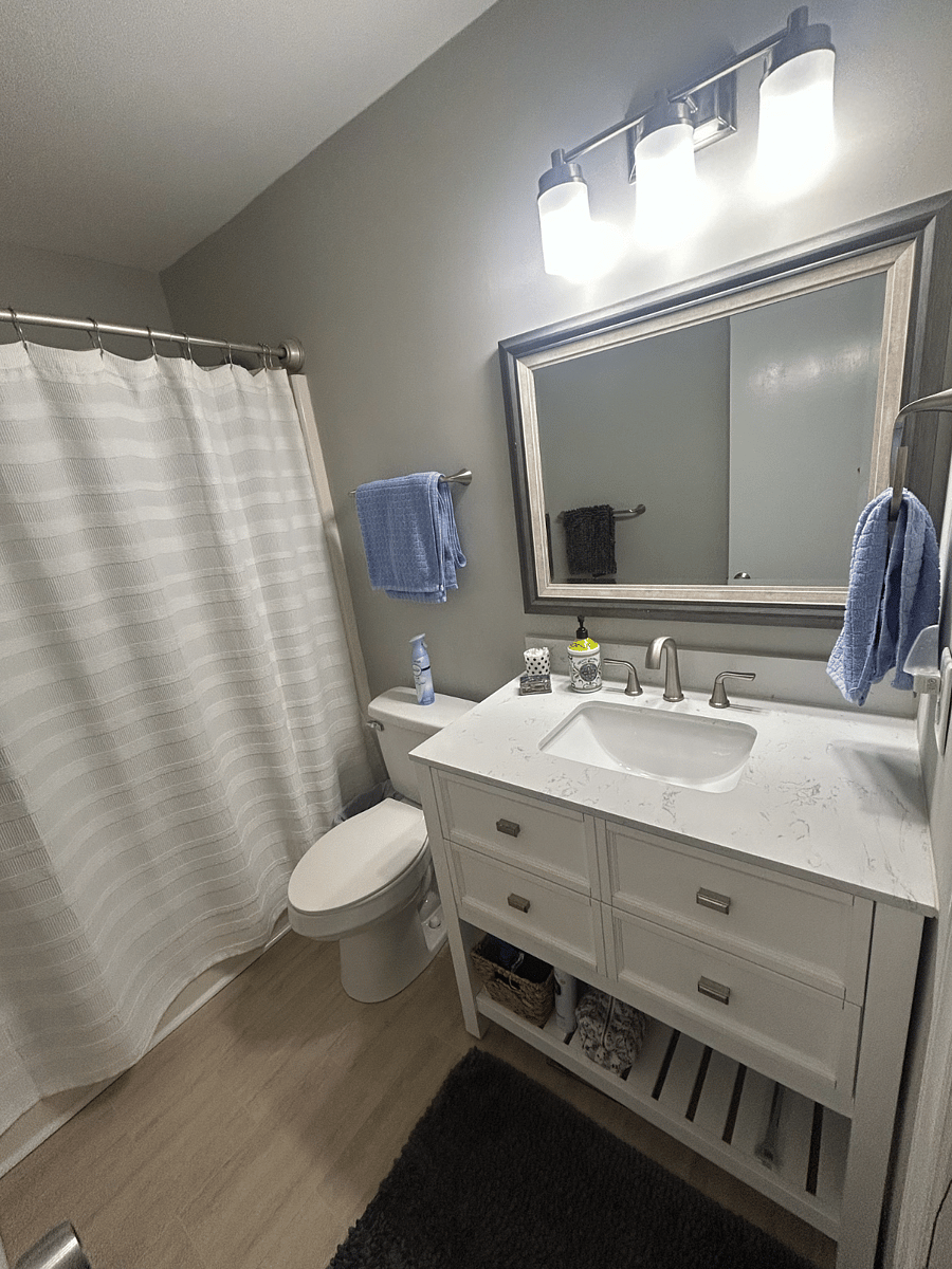 Full bathroom located on second floor