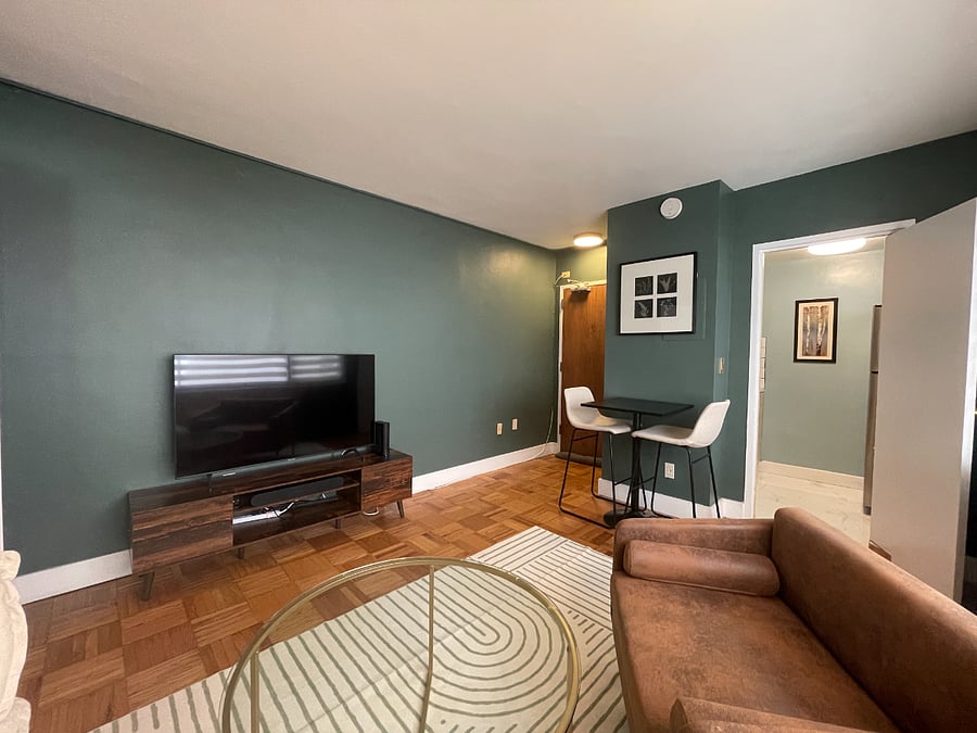 Living room with table