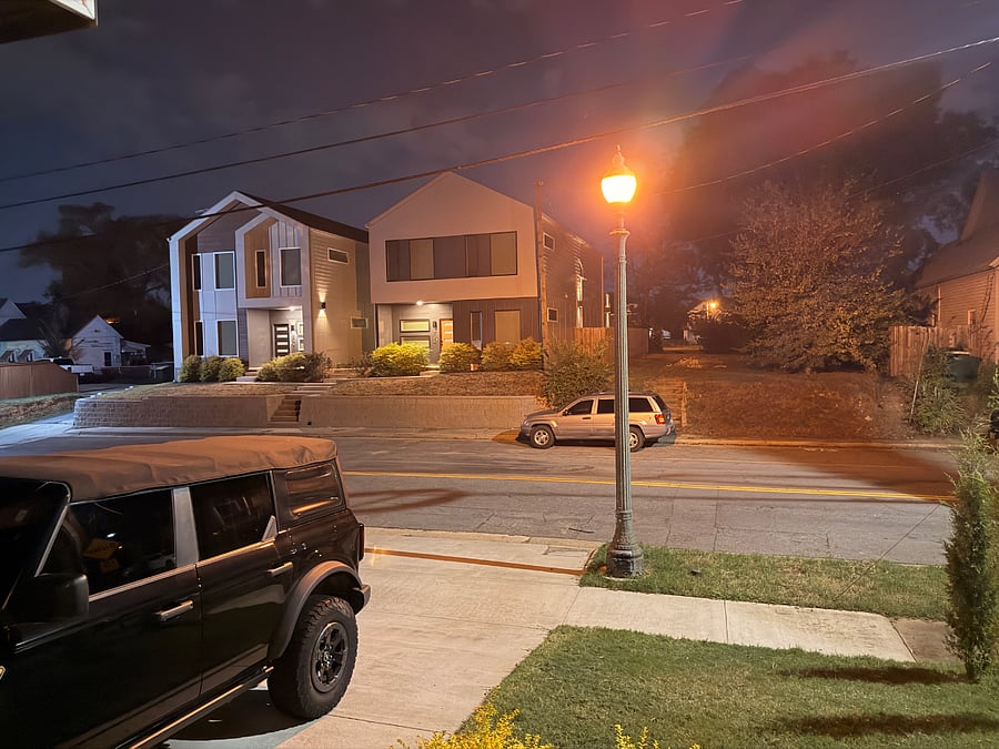Ample street parking