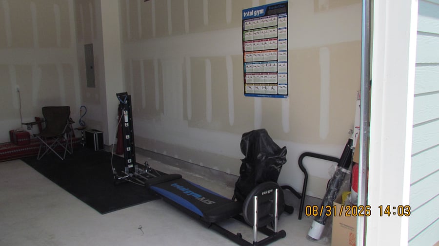 Total gym in garage
