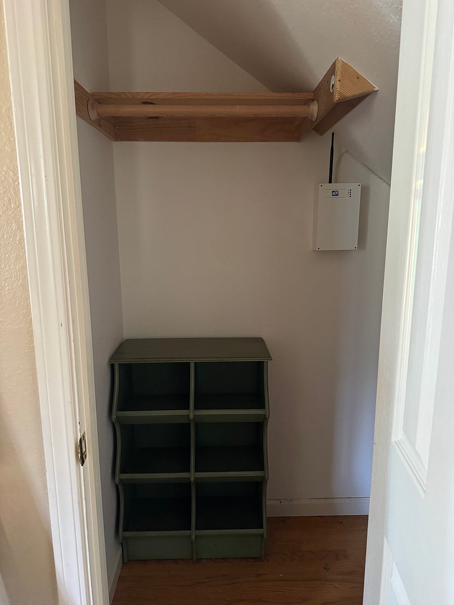 Closet/storage directly outside the room 