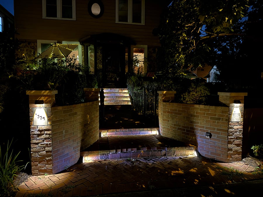 Lighting at night for safety and relaxation