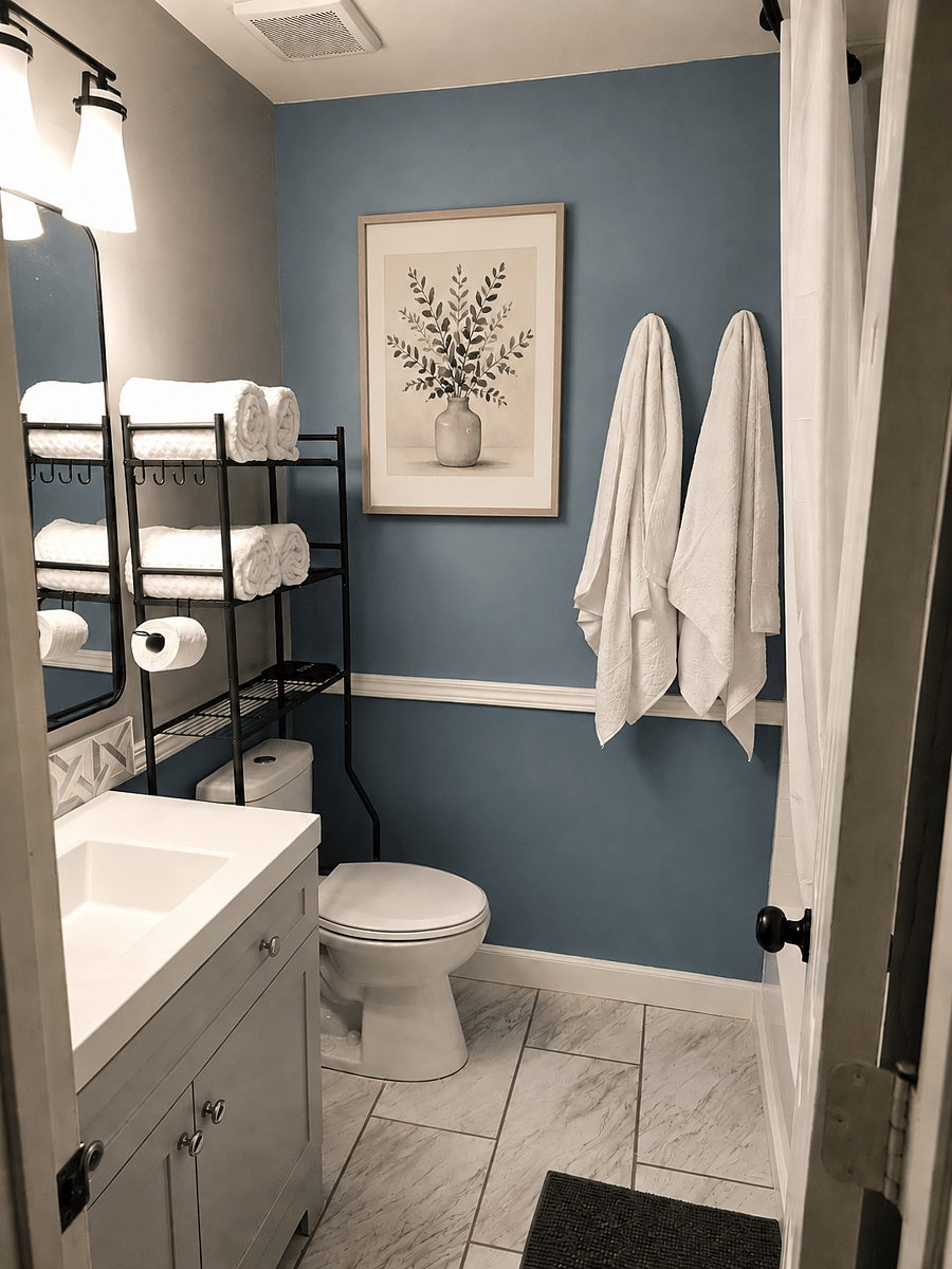 Bathroom: Start and end your day comfortablya clean, fully equipped bath makes extended stays feel like home.