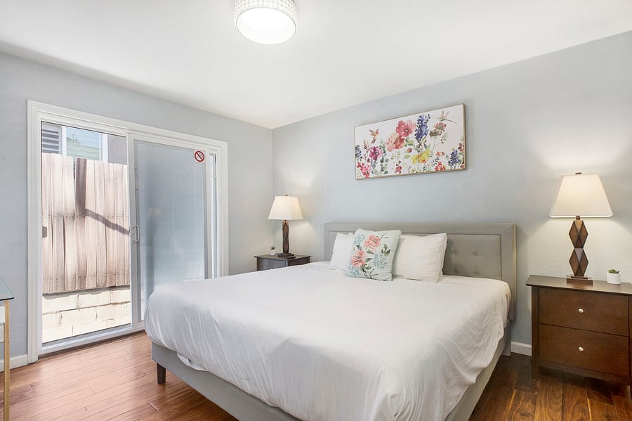 King bed in the second bedroom. Permit #str21-1275