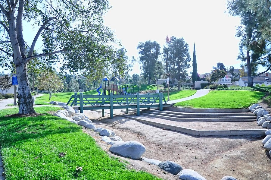 Just a short walk to the community playground for kids!