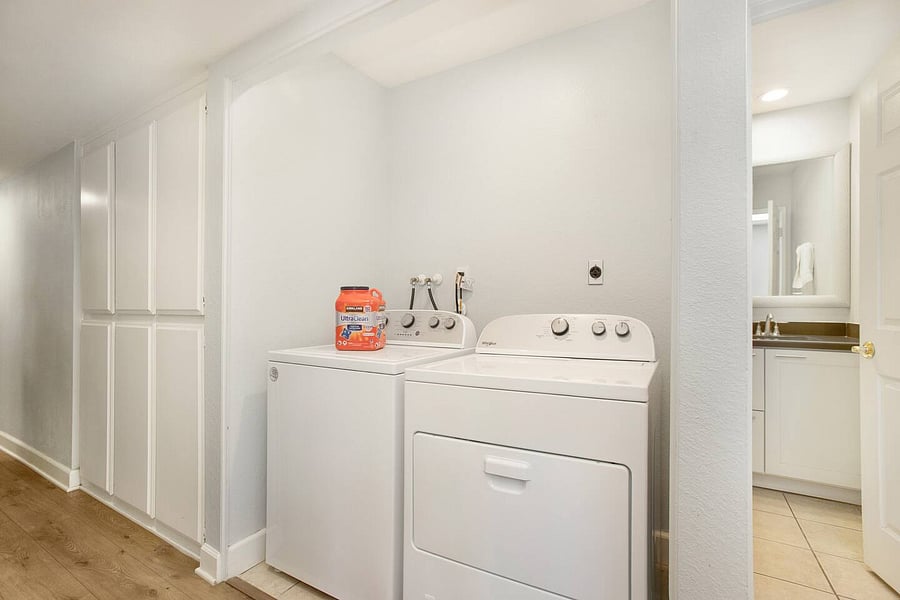 Enjoy added convenience during your stay with an available washer and dryer, making it easy to keep your clothes fresh, clean, and ready for any occasion.