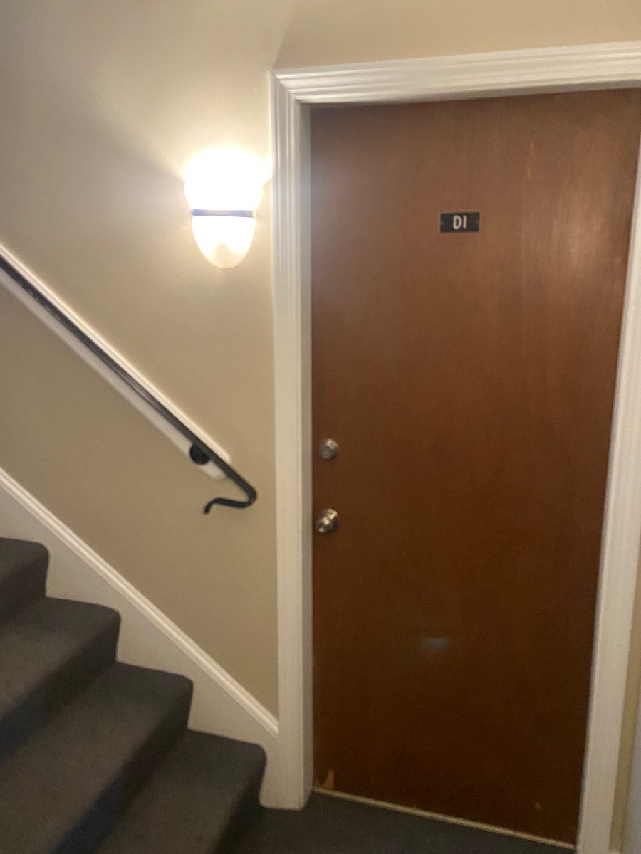 Unit entrance door.
