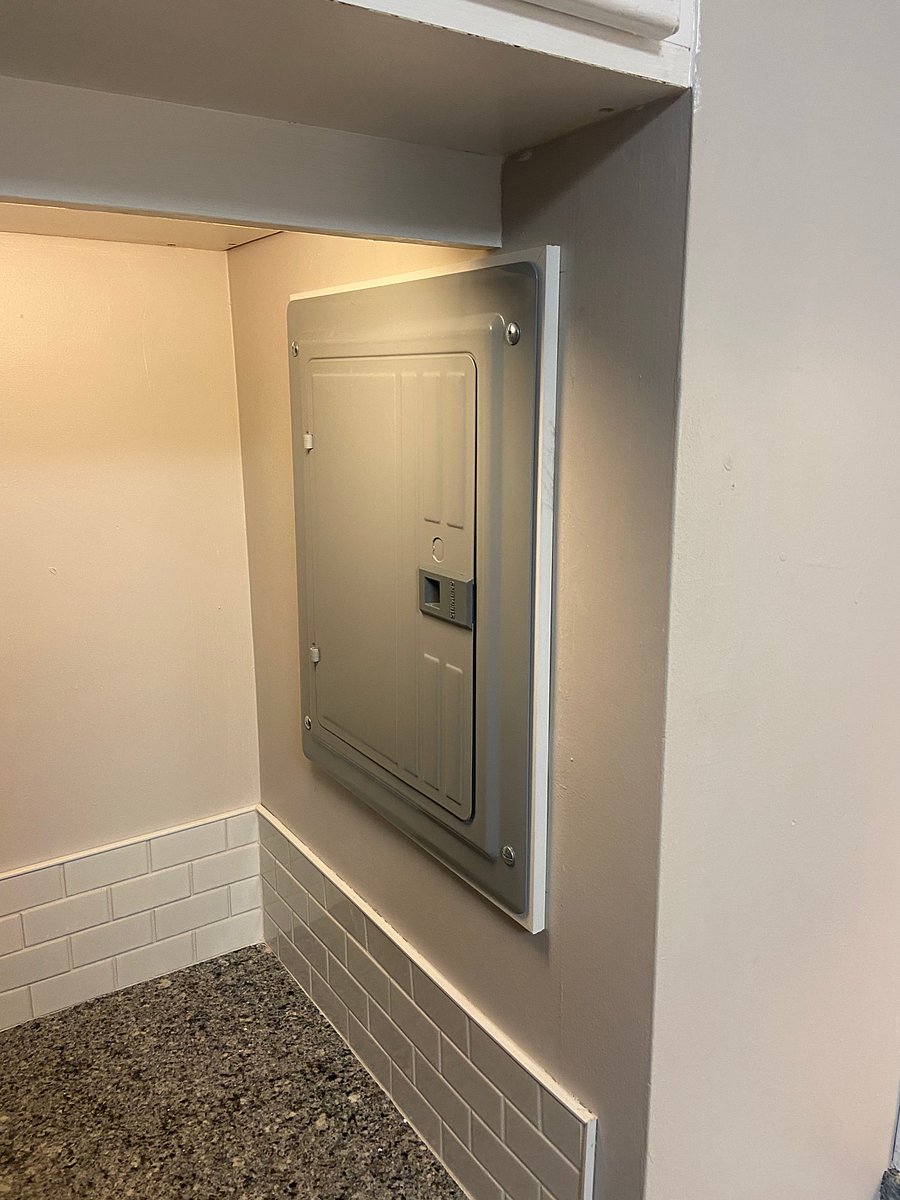 Convenient updated electric circuit panel.