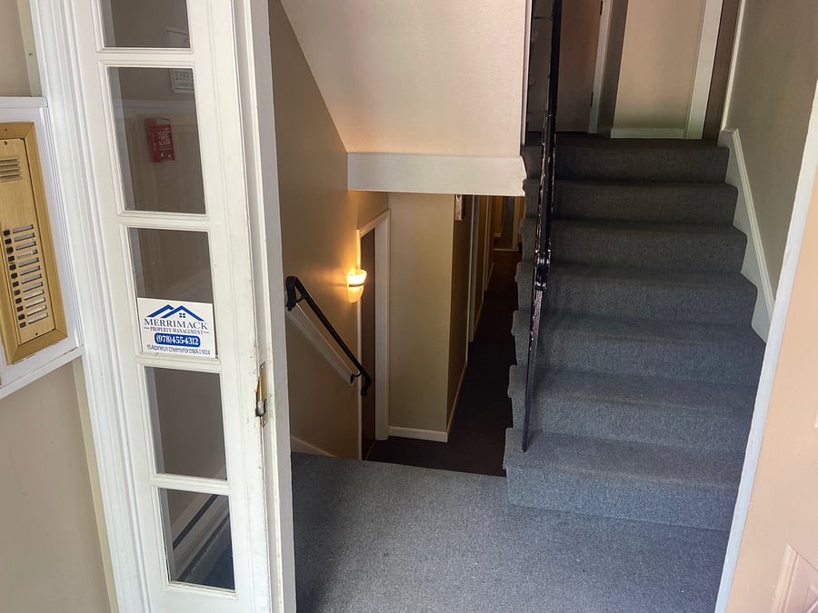 Front entrance door.