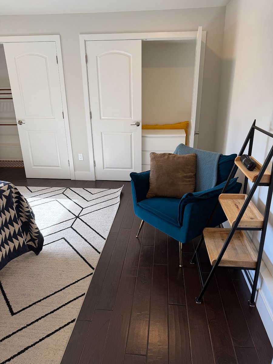 Full large bedroom with lots of storage