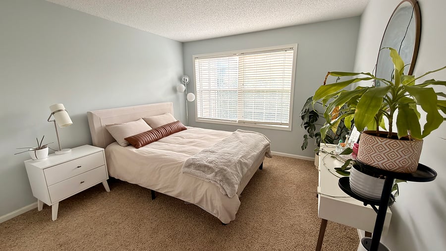 Guest bedroom with queen bed