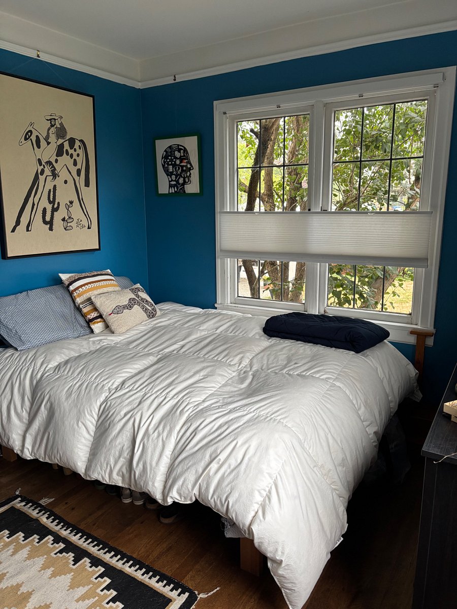 Bedroom 1 on main floor, view of Olympic mtn