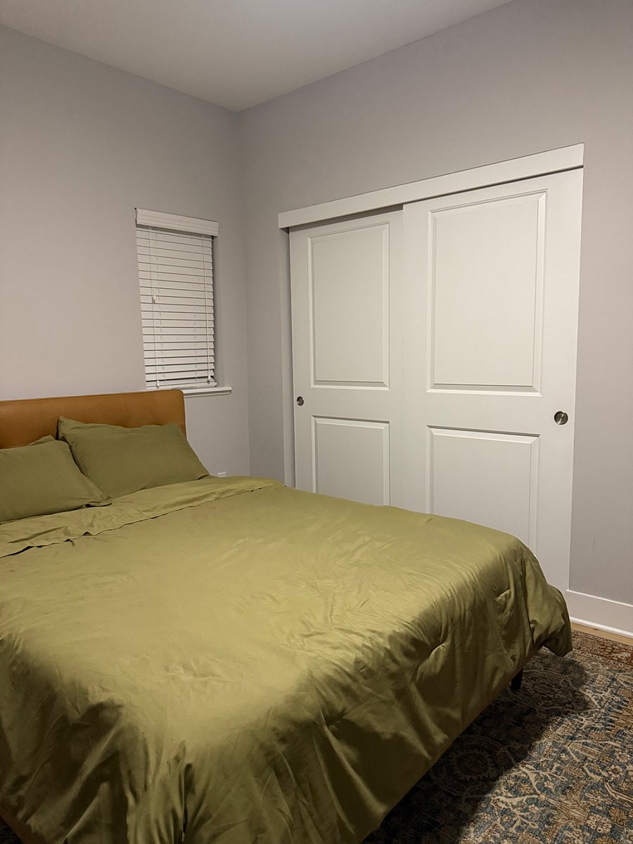 Generous closet in private room