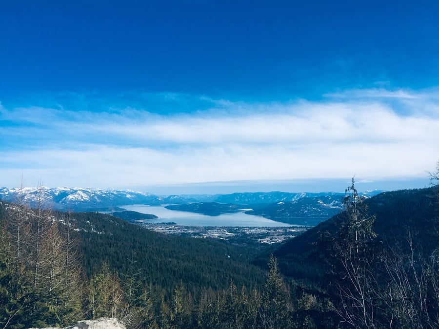 View of the lake from Schweitzer 