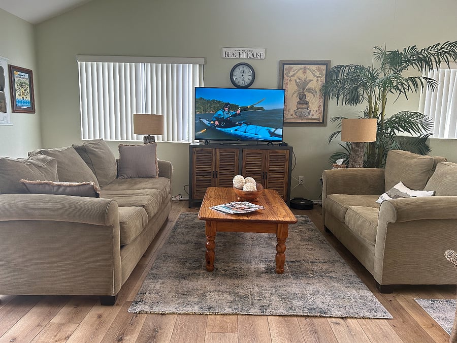 Living Room with Smart TV.