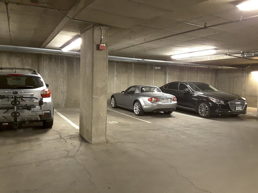 Included parking space is the vacant one.