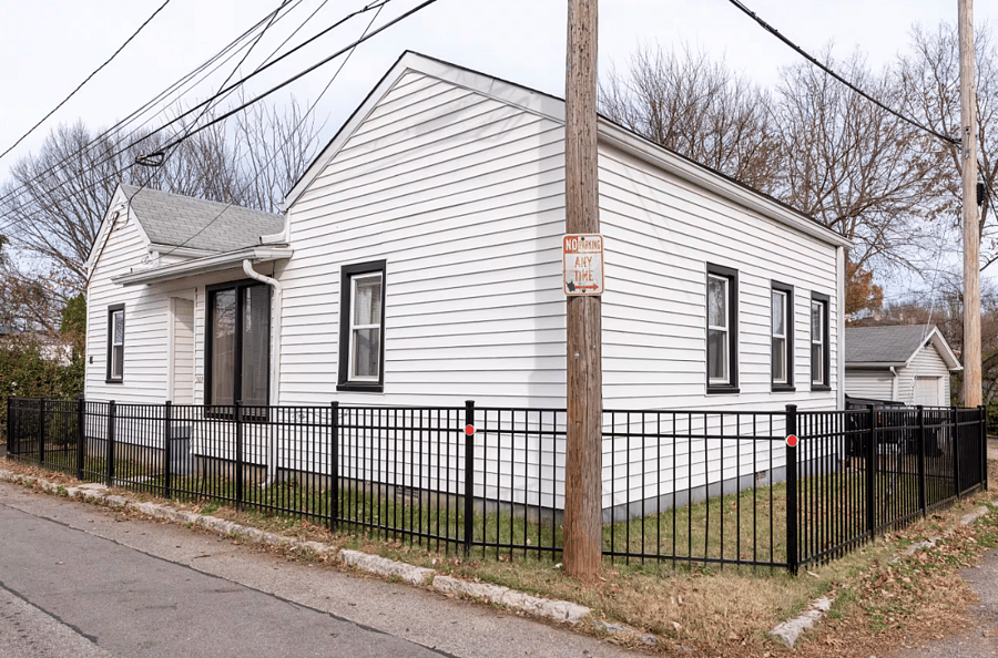 Small fenced in yard.