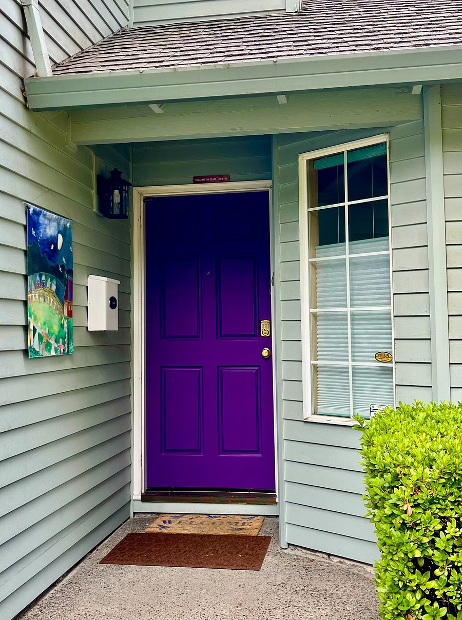 front door with keyless entry