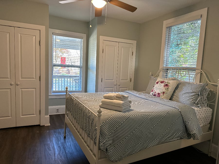 Bedroom 1 w/ en suite bathroom