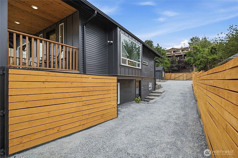 Gated driveway
