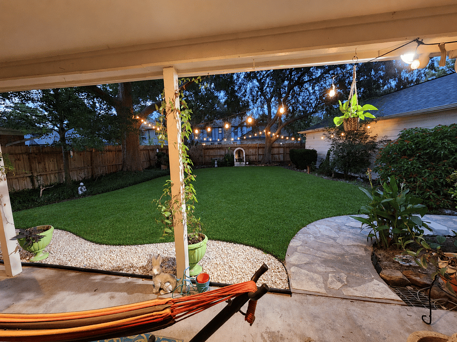 Back porch for you to enjoy with grill available. 