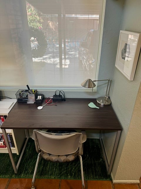 Desk workspace office area