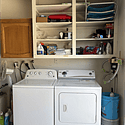 Washer & Dryer in Garage