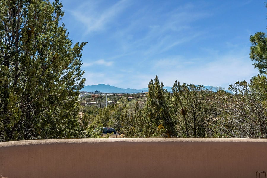View from the back of home