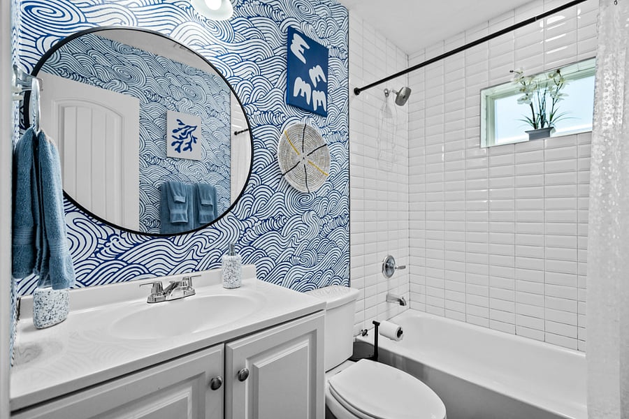 Second Bathroom with Bath tub