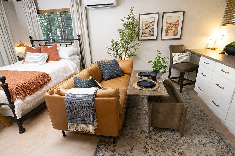 100% private, zero-shared space casita designed specifically for comfort and restful sleep.