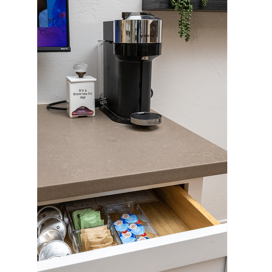 Complimentary Nespresso bar to help you jump-start those early morning shifts!