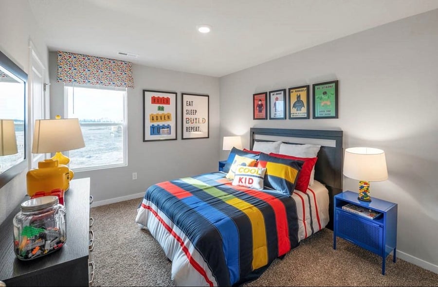 Pictured furniture for staging purposes only, actual furnishings are different