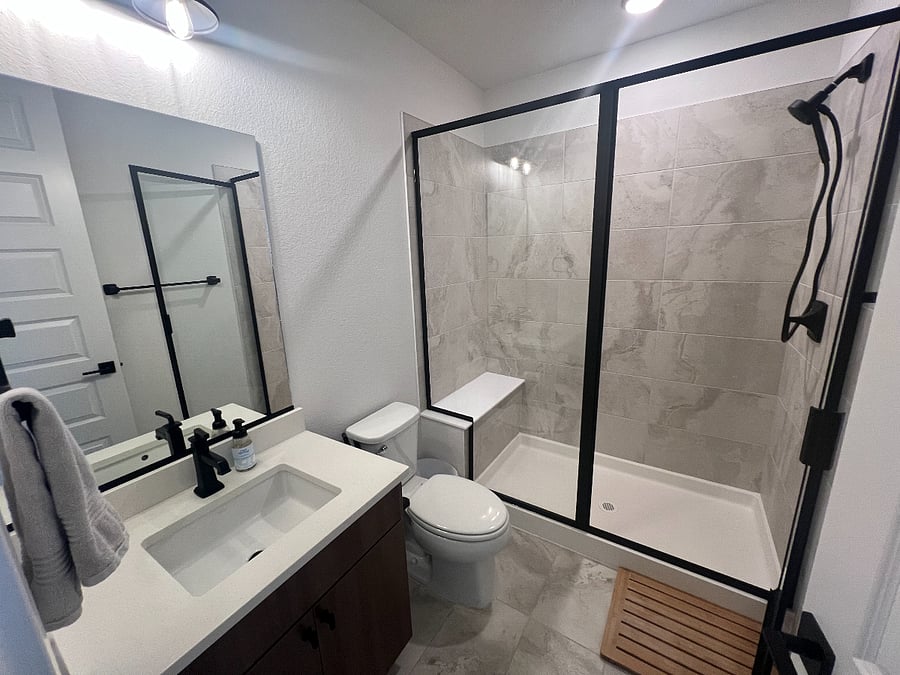 Private dedicated bathroom
