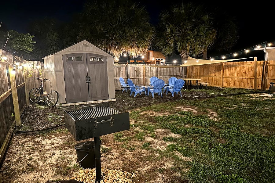 park style grill