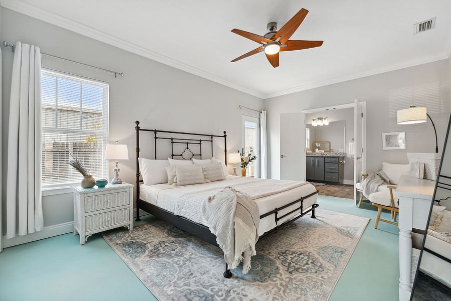 Main level master bedroom