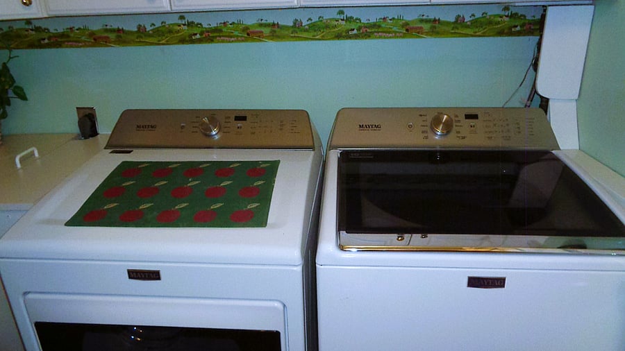 Private on site laundry is available with starter laundry soap.