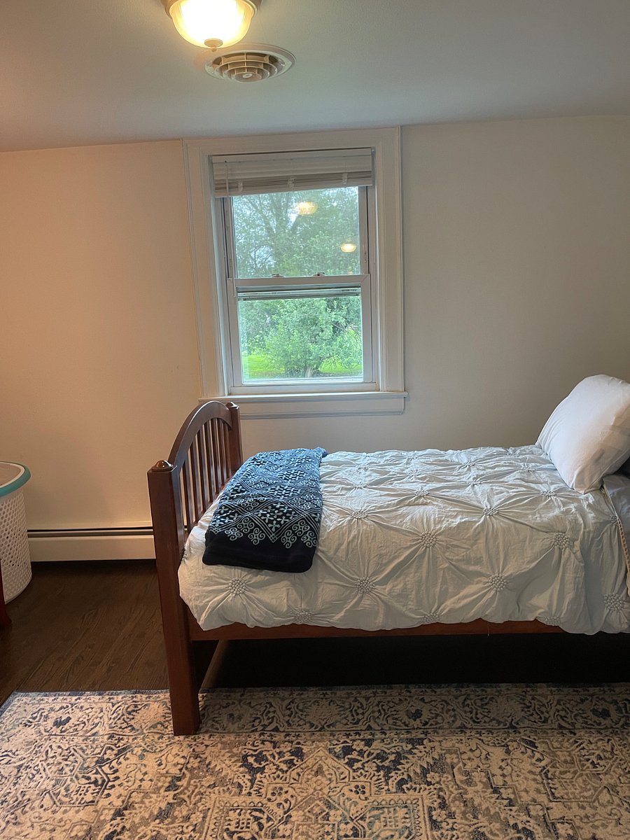 Bedroom #2 overlooks side yard