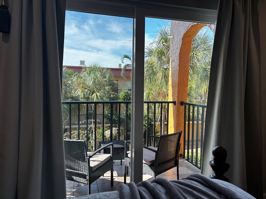 Step outside to enjoy vibrant, open sky views