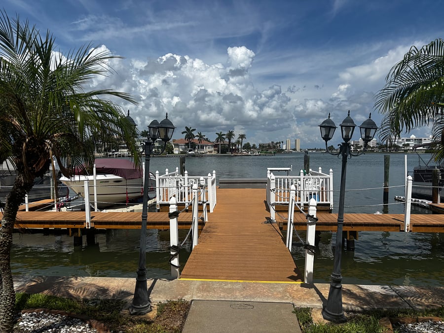 Fishing dock on the Intercoastal