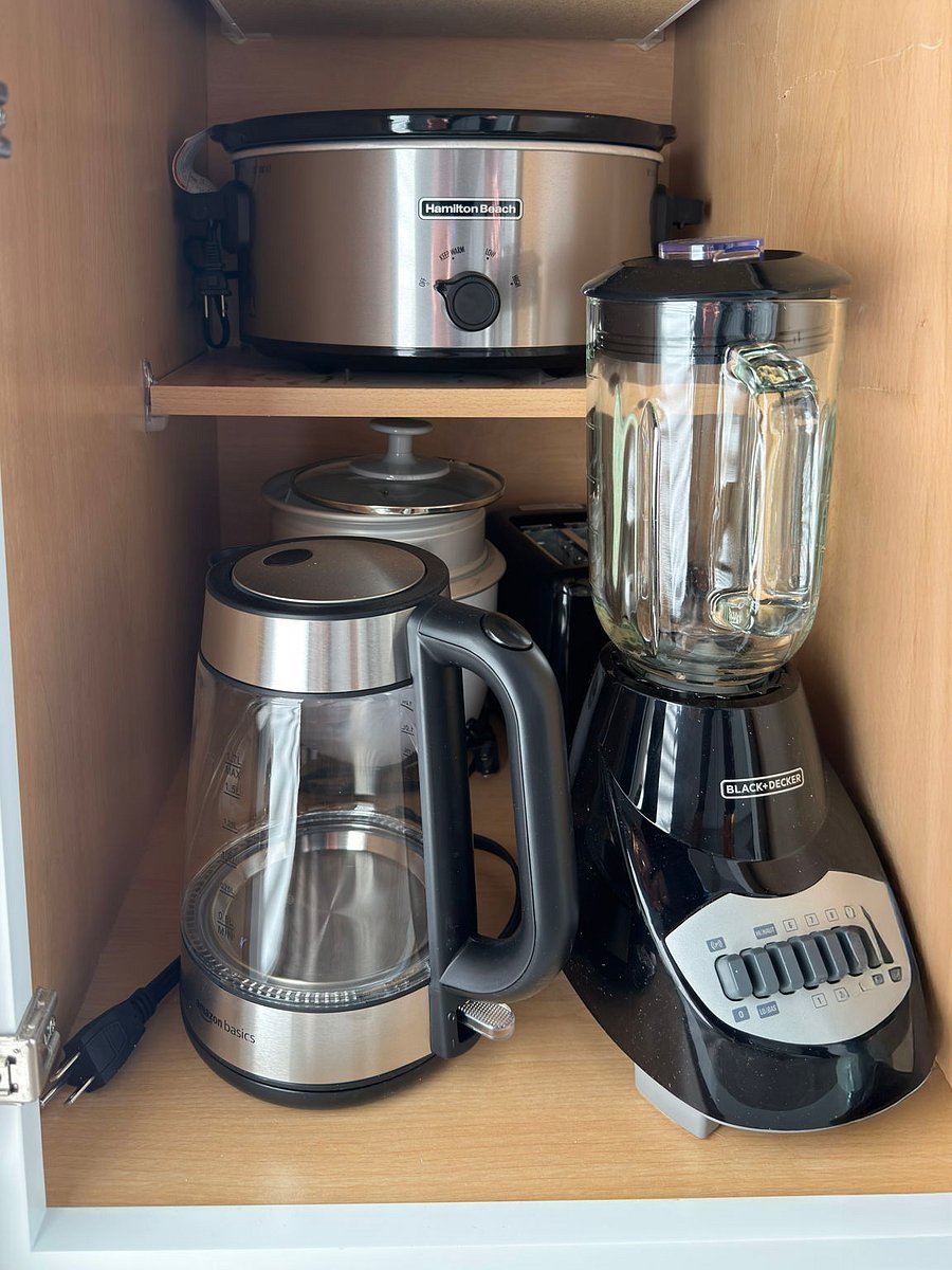 Fully stocked kitchen