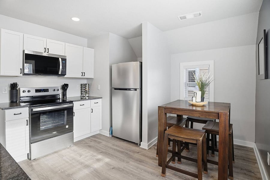 Spacious kitchen and dining area!